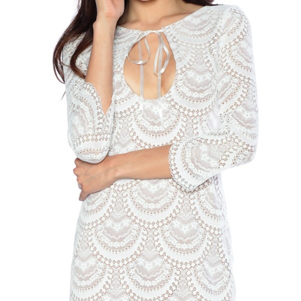 For Love and Lemons white Mini Dress